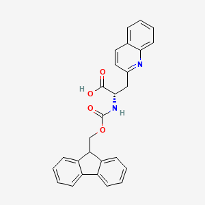 molecular formula C27H22N2O4 B613547 Fmoc-beta-(2-quinolyl)-Ala-OH CAS No. 214852-56-9