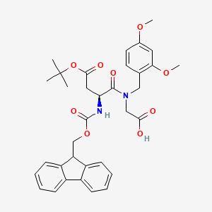 molecular formula C34H38N2O9 B613552 Fmoc-asp(otbu)-(dmb)gly-oh CAS No. 900152-72-9