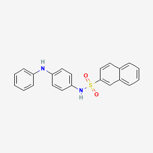 N-(4-anilinophenyl)-2-naphthalenesulfonamide