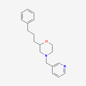 molecular formula C19H24N2O B6135707 2-(3-phenylpropyl)-4-(3-pyridinylmethyl)morpholine 