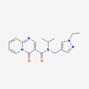 N-[(1-ethyl-1H-pyrazol-4-yl)methyl]-N-isopropyl-4-oxo-4H-pyrido[1,2-a]pyrimidine-3-carboxamide
