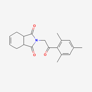 molecular formula C19H21NO3 B6135789 2-(2-mesityl-2-oxoethyl)-3a,4,7,7a-tetrahydro-1H-isoindole-1,3(2H)-dione 
