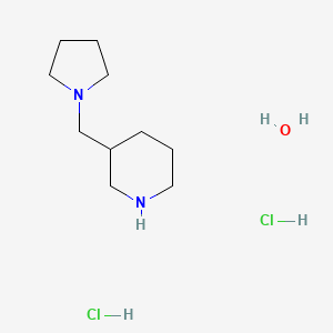 molecular formula C10H24Cl2N2O B6136164 3-(1-pyrrolidinylmethyl)piperidine dihydrochloride hydrate 