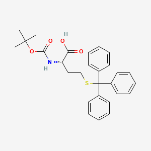 B613626 (S)-2-((tert-Butoxycarbonyl)amino)-4-(tritylthio)butanoic acid CAS No. 201419-16-1