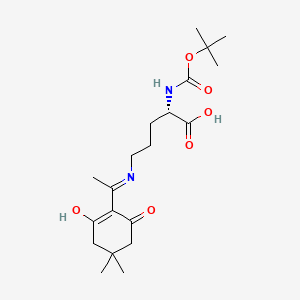 molecular formula C20H32N2O6 B613663 Boc-鸟(Dde)-OH CAS No. 1272755-14-2
