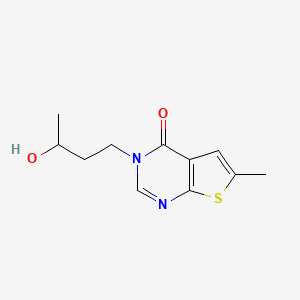molecular formula C11H14N2O2S B6136642 3-(3-hydroxybutyl)-6-methylthieno[2,3-d]pyrimidin-4(3H)-one 