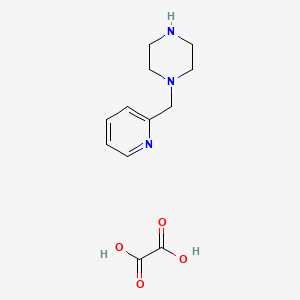 molecular formula C12H17N3O4 B6136659 1-(2-pyridinylmethyl)piperazine oxalate 