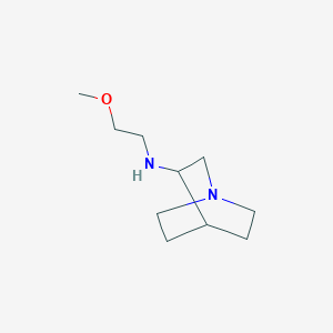 molecular formula C10H20N2O B6136770 N-(2-methoxyethyl)quinuclidin-3-amine 
