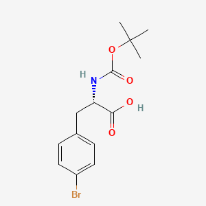  B613734 (s)-N-Boc-4-溴苯丙氨酸 CAS No. 62129-39-9