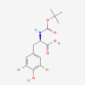 molecular formula C14H17Br2NO5 B613738 Boc-3,5-Dibromo-D-tyrosine CAS No. 204692-75-1