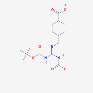 4-Trans-(boc2-guanidino)methycyclohexane carboxylic acid