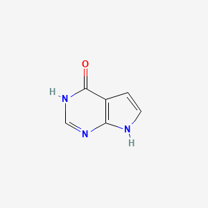 molecular formula C6H5N3O B613787 7H-吡咯并[2,3-d]嘧啶-4-醇 CAS No. 3680-71-5