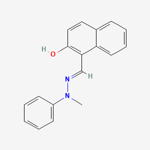 molecular formula C18H16N2O B6138650 2-hydroxy-1-naphthaldehyde methyl(phenyl)hydrazone 
