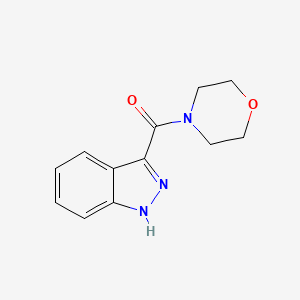 molecular formula C12H13N3O2 B6138827 3-(4-morpholinylcarbonyl)-1H-indazole 