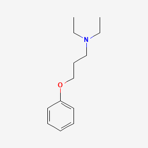 molecular formula C13H21NO B6138872 N,N-diethyl-3-phenoxy-1-propanamine CAS No. 7061-73-6