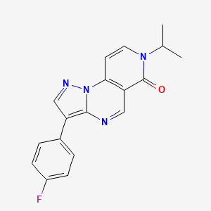 3-(4-fluorophenyl)-7-isopropylpyrazolo[1,5-a]pyrido[3,4-e]pyrimidin-6(7H)-one