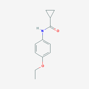 molecular formula C12H15NO2 B061399 N-(4-ethoxyphenyl)cyclopropanecarboxamide CAS No. 188799-38-4