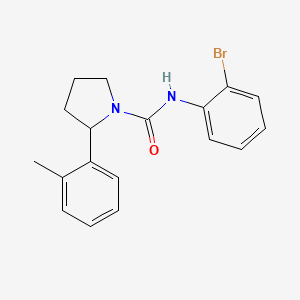 N-(2-bromophenyl)-2-(2-methylphenyl)-1-pyrrolidinecarboxamide