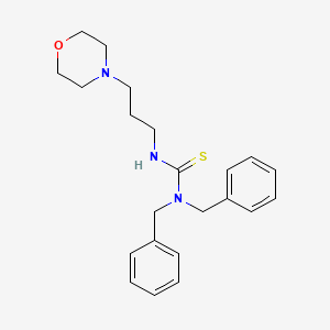 N,N-dibenzyl-N'-[3-(4-morpholinyl)propyl]thiourea
