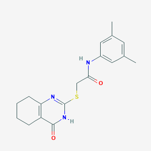 N-(3,5-dimethylphenyl)-2-[(4-oxo-3,4,5,6,7,8-hexahydro-2-quinazolinyl)thio]acetamide