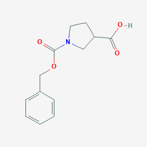 molecular formula C13H15NO4 B061402 1-N-Cbz-吡咯烷-3-羧酸 CAS No. 188527-21-1