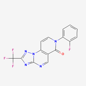 7-(2-fluorophenyl)-2-(trifluoromethyl)pyrido[3,4-e][1,2,4]triazolo[1,5-a]pyrimidin-6(7H)-one