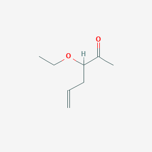 molecular formula C8H14O2 B061405 3-Ethoxy-5-hexen-2-one CAS No. 161974-09-0