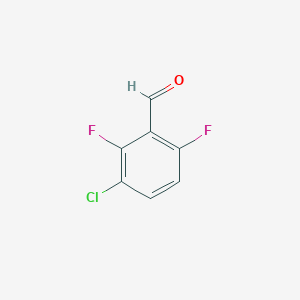 molecular formula C7H3ClF2O B061406 3-氯-2,6-二氟苯甲醛 CAS No. 190011-87-1