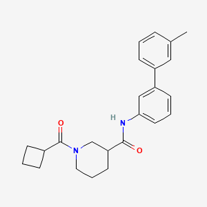 molecular formula C24H28N2O2 B6140735 1-(cyclobutylcarbonyl)-N-(3'-methyl-3-biphenylyl)-3-piperidinecarboxamide 