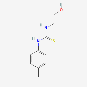 molecular formula C10H14N2OS B6141041 N-(2-hydroxyethyl)-N'-(4-methylphenyl)thiourea CAS No. 52266-71-4