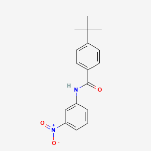 molecular formula C17H18N2O3 B6141270 4-tert-butyl-N-(3-nitrophenyl)benzamide CAS No. 324577-44-8
