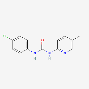 N-(4-chlorophenyl)-N'-(5-methyl-2-pyridinyl)urea