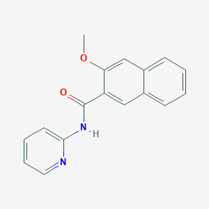 molecular formula C17H14N2O2 B6141288 3-methoxy-N-2-pyridinyl-2-naphthamide 