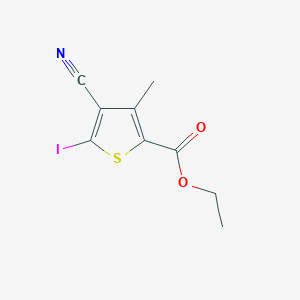 ethyl 4-cyano-5-iodo-3-methyl-2-thiophenecarboxylate