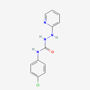 N-(4-chlorophenyl)-2-(2-pyridinyl)hydrazinecarboxamide