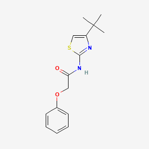molecular formula C15H18N2O2S B6141361 N-(4-tert-butyl-1,3-thiazol-2-yl)-2-phenoxyacetamide 