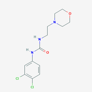 molecular formula C13H17Cl2N3O2 B6141401 N-(3,4-dichlorophenyl)-N'-[2-(4-morpholinyl)ethyl]urea 