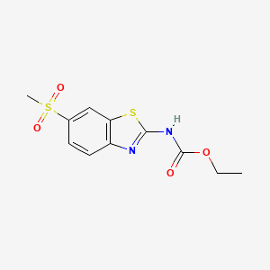 ethyl [6-(methylsulfonyl)-1,3-benzothiazol-2-yl]carbamate