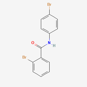 molecular formula C13H9Br2NO B6141652 2-bromo-N-(4-bromophenyl)benzamide CAS No. 66569-07-1