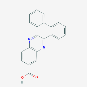 molecular formula C21H12N2O2 B6141670 dibenzo[a,c]phenazine-11-carboxylic acid 