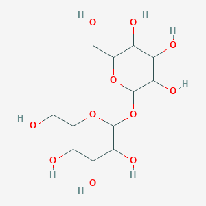 2-(hydroxymethyl)-6-{[3,4,5-trihydroxy-6-(hydroxymethyl)oxan-2-yl]oxy}oxane-3,4,5-triol