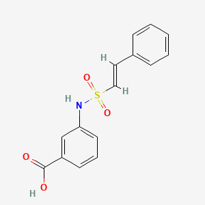 molecular formula C15H13NO4S B6141741 3-(2-phenylethenesulfonamido)benzoic acid CAS No. 312592-88-4