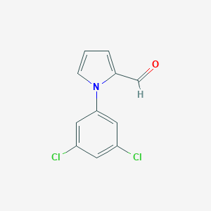 molecular formula C11H7Cl2NO B061418 1-(3,5-二氯苯基)-1H-吡咯-2-甲醛 CAS No. 175136-79-5