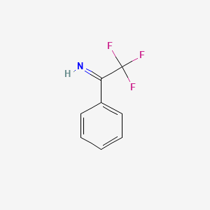 molecular formula C8H6F3N B6141812 2,2,2-三氟-1-苯乙-1-亚胺 CAS No. 45988-04-3
