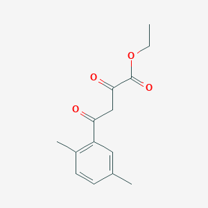 molecular formula C14H16O4 B6141826 ethyl 4-(2,5-dimethylphenyl)-2,4-dioxobutanoate CAS No. 57961-50-9