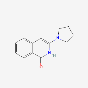 molecular formula C13H14N2O B6141830 3-(pyrrolidin-1-yl)-1,2-dihydroisoquinolin-1-one CAS No. 18630-99-4