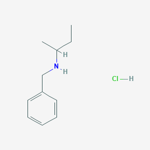 molecular formula C11H18ClN B6141832 苯甲基（丁烷-2-基）胺盐酸盐 CAS No. 879652-85-4