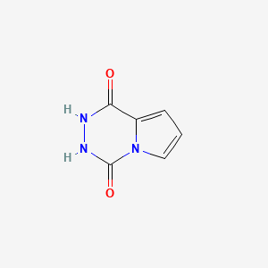 molecular formula C6H5N3O2 B6141888 4-hydroxy-1H,2H-pyrrolo[1,2-d][1,2,4]triazin-1-one CAS No. 50269-88-0