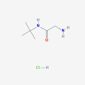 molecular formula C6H15ClN2O B6141896 2-amino-N-tert-butylacetamide hydrochloride CAS No. 80008-05-5
