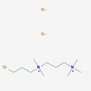 B061419 N-(3-Bromopropyl)-N,N,N',N',N'-pentamethyl-1,3-propanediaminium dibromide CAS No. 159650-65-4